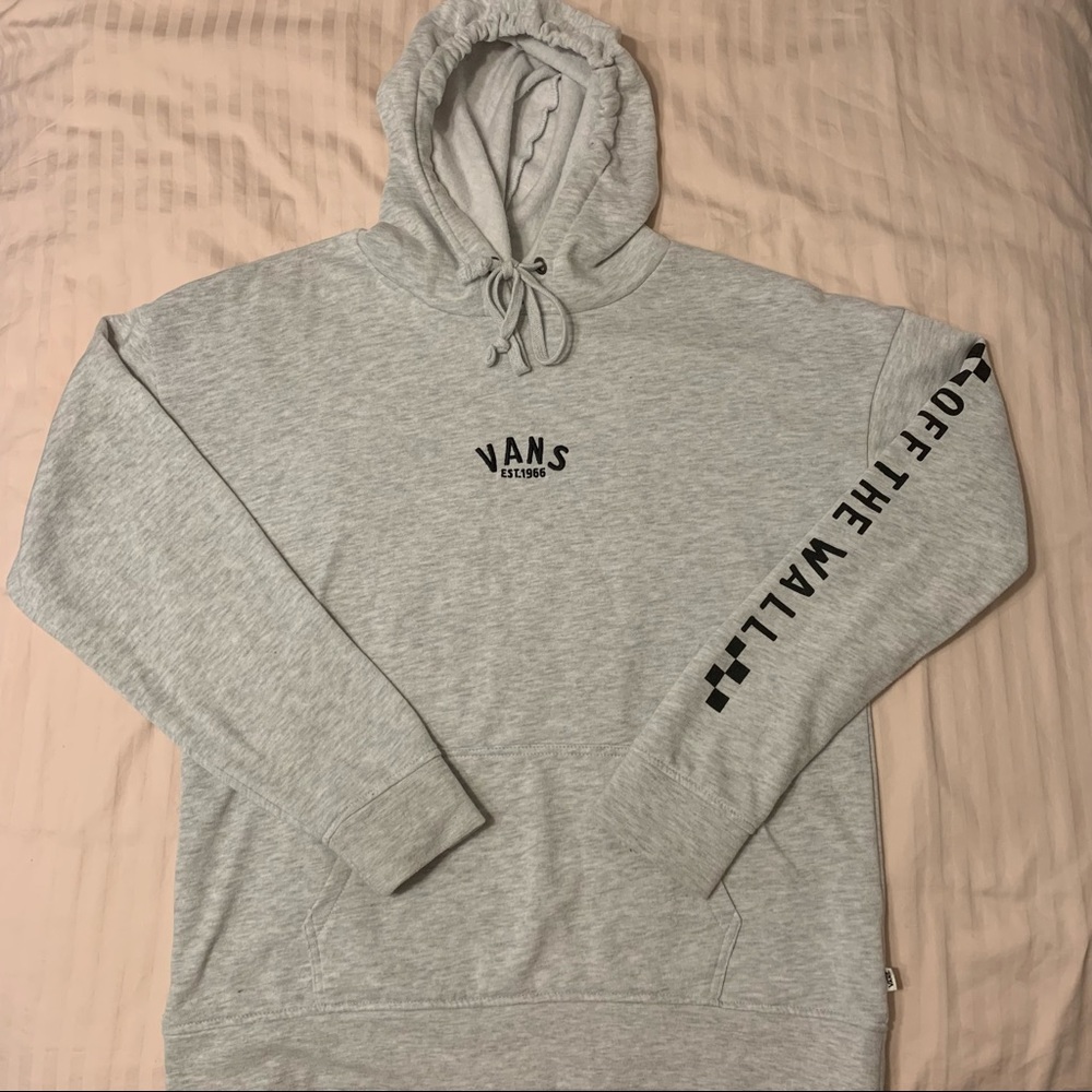 Vans Off The Wall Grey Hoodie